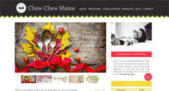 Desktop Screenshot of chewchewmama.com